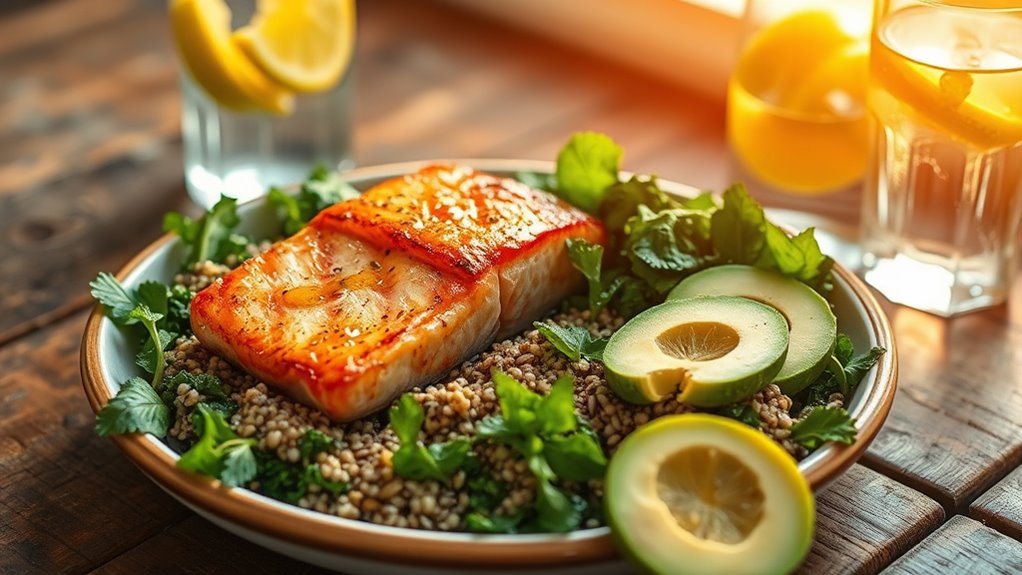 balance meals with protein
