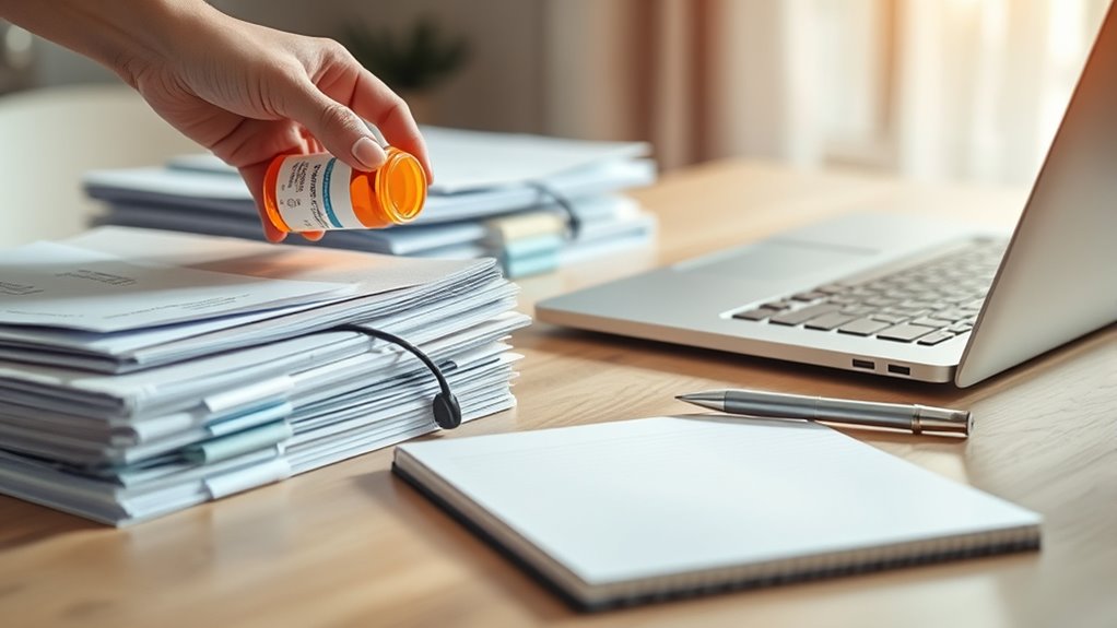 bring medical records and drugs