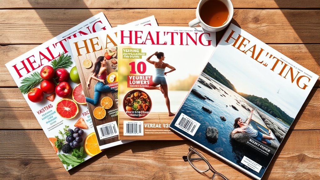 comparing healthy living magazines