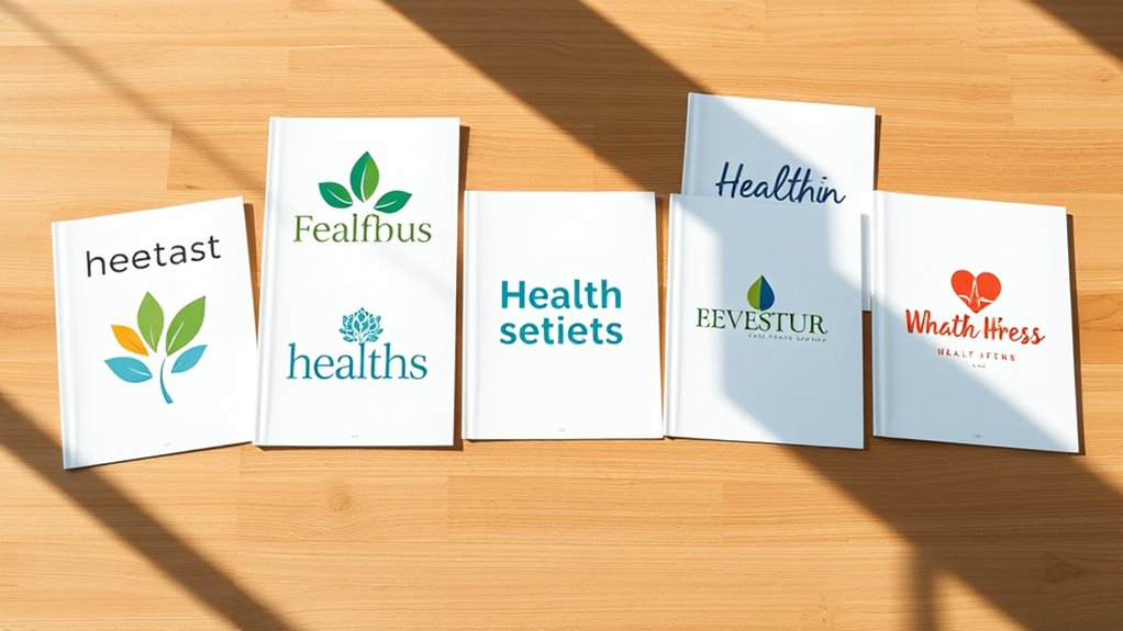 creative health magazine logos