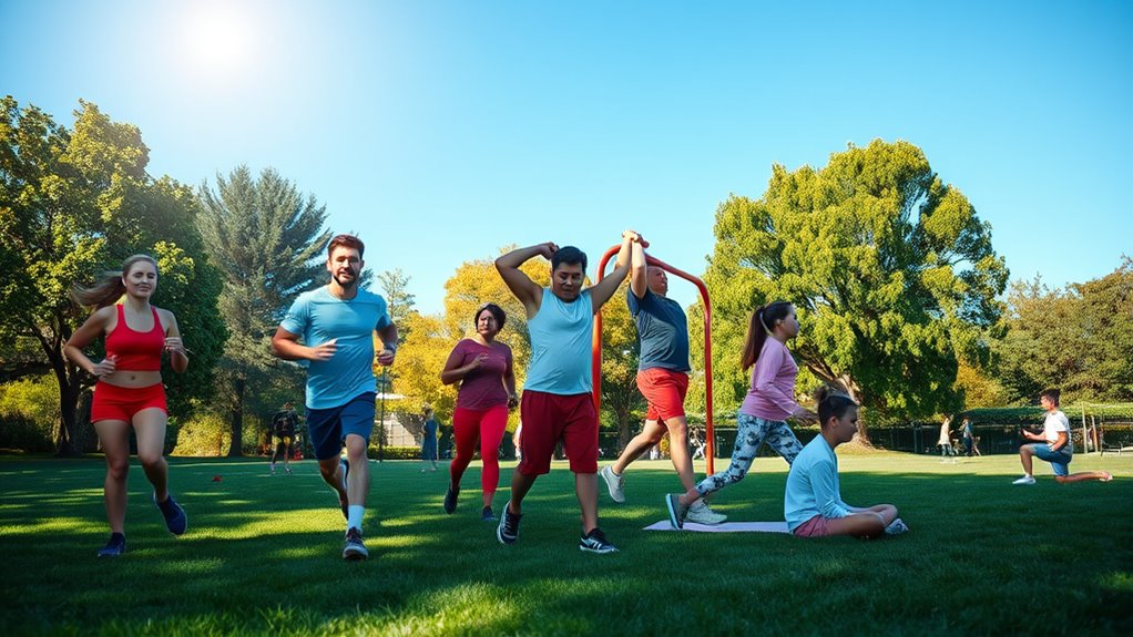 five interconnected health components