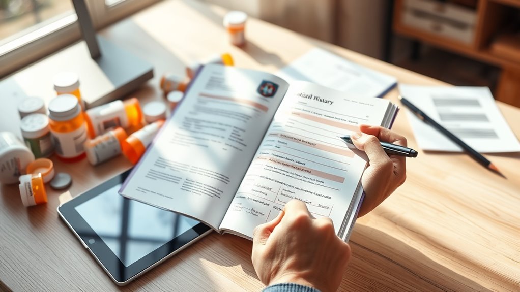 medical history and medications
