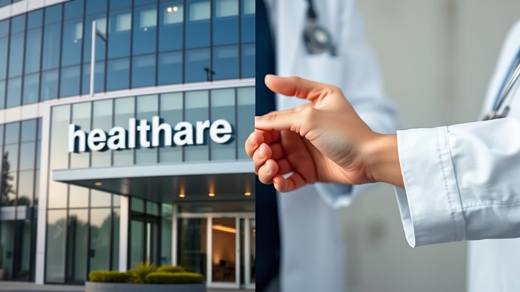 use healthcare as a broad term